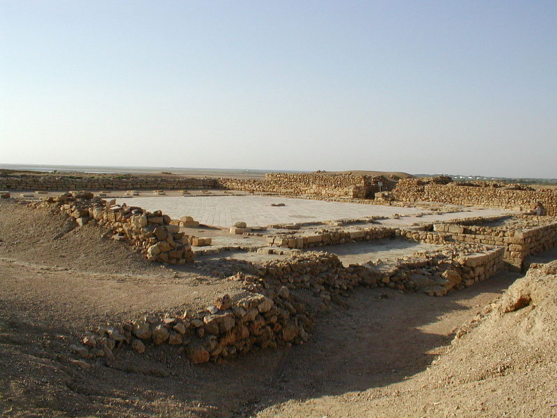 Remains of the mosque at Bhanbhore